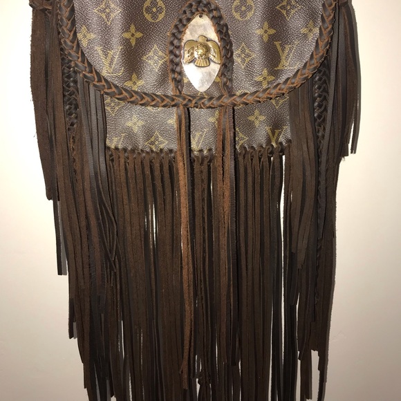 Authentic LV St. Cloud GM Custom Leather & Fringe - Picture 5 of 6